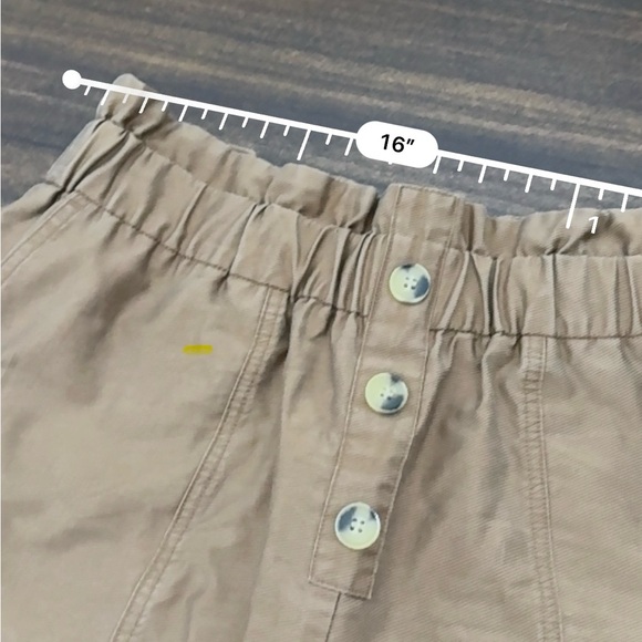 Zara High Waist Tan Women's Shorts - Picture 6 of 7